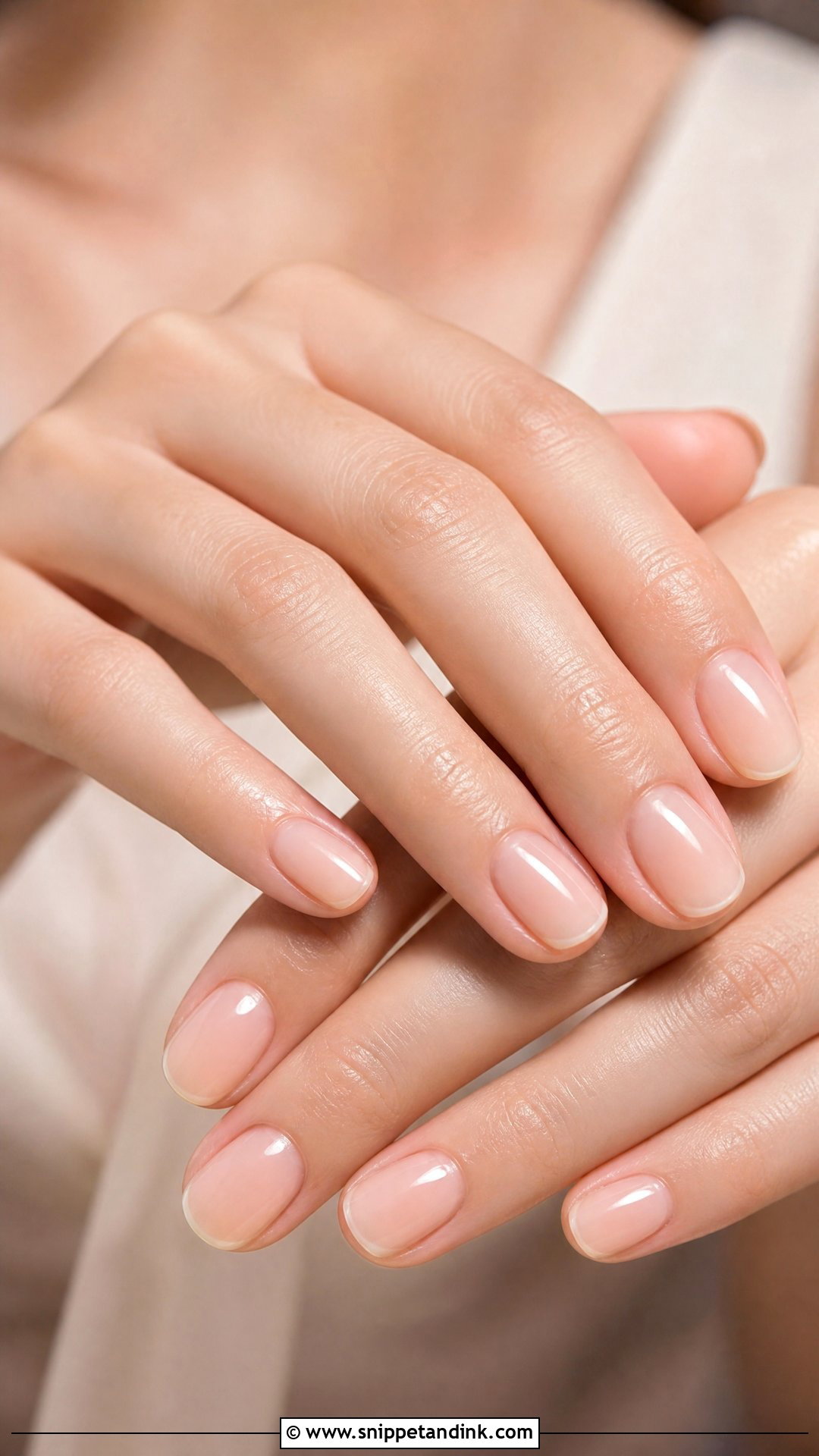 Sheer Nude Spring Wedding Nails - Snippet and Ink - 25 Spring Wedding Nails