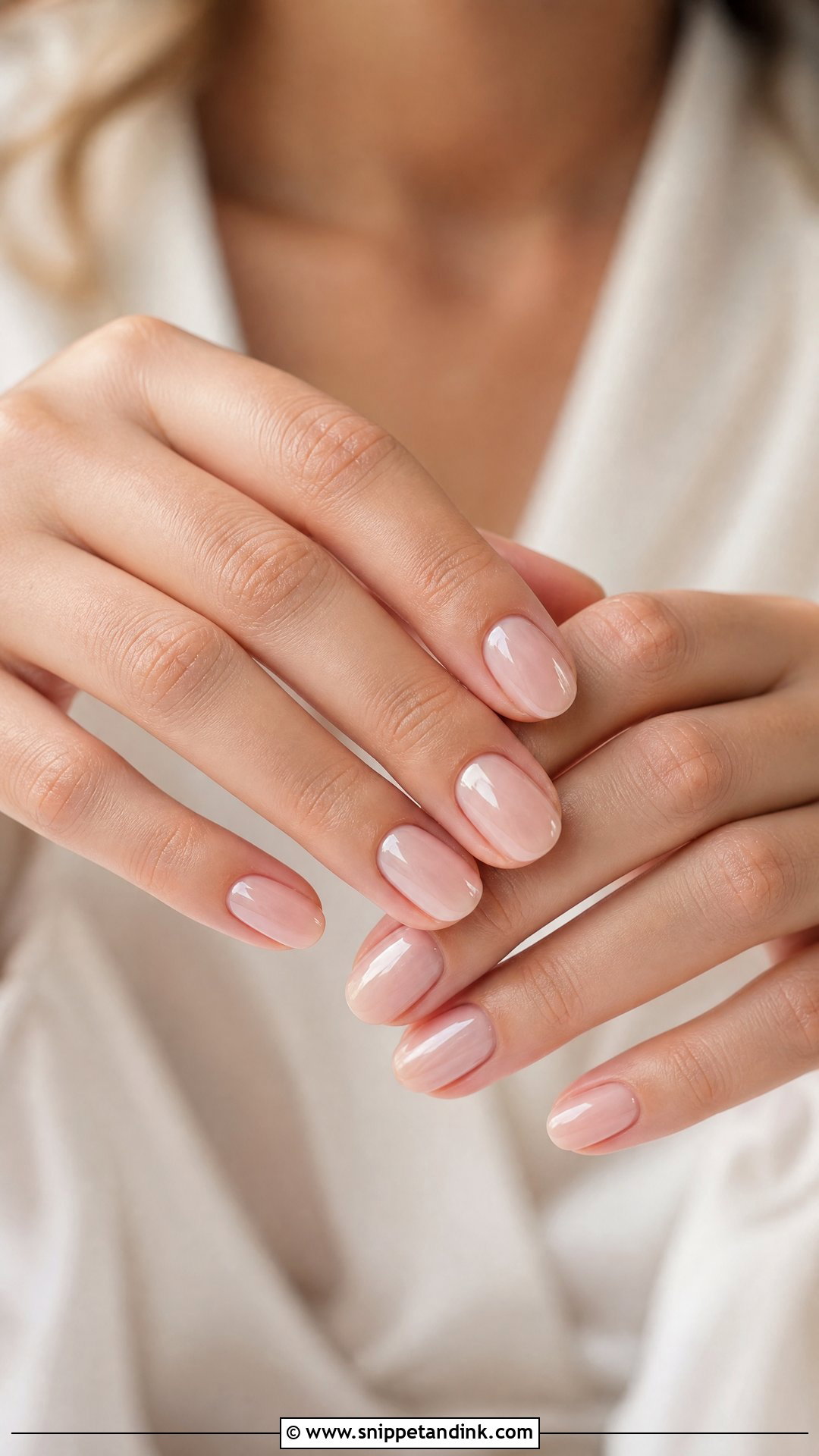 Sheer Nude Summer Wedding Nails - Snippet and Ink - 25 Summer Wedding Nails