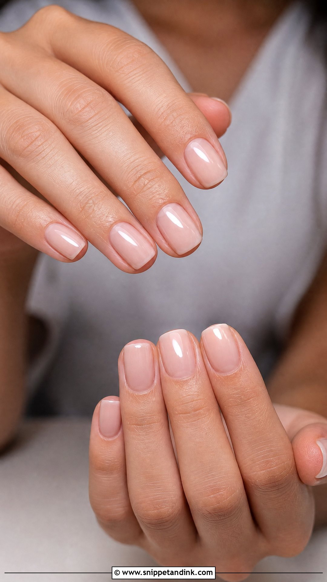 Sheer Nude Wedding Nail Extensions - Snippet and Ink - 20 Nail Extensions for Wedding Ideas