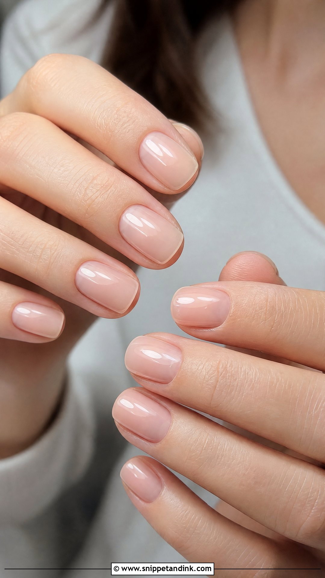 Sheer Nude Wedding Nails - Snippet and Ink - 30 Wedding Day Nails for Bride