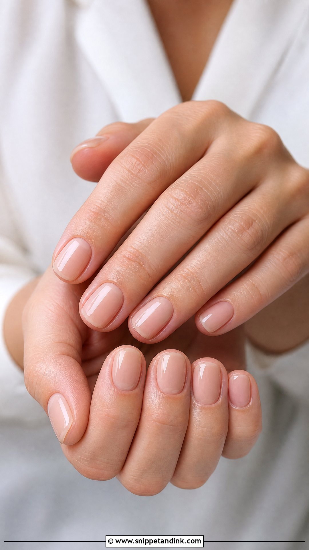 Sheer Nude Wedding Nails - Snippet and Ink - 20 Nail Inspo for Wedding Ideas