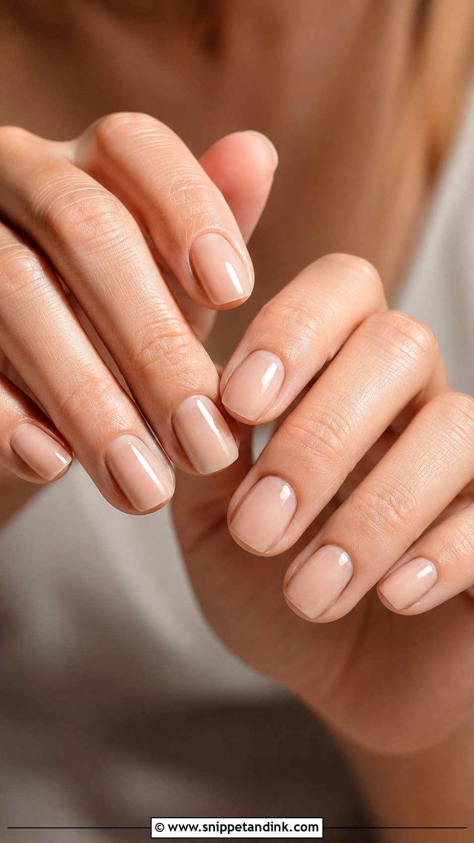 Sheer Nude Wedding Nails - Snippet and Ink - 20 Summer Wedding Nails for Bride