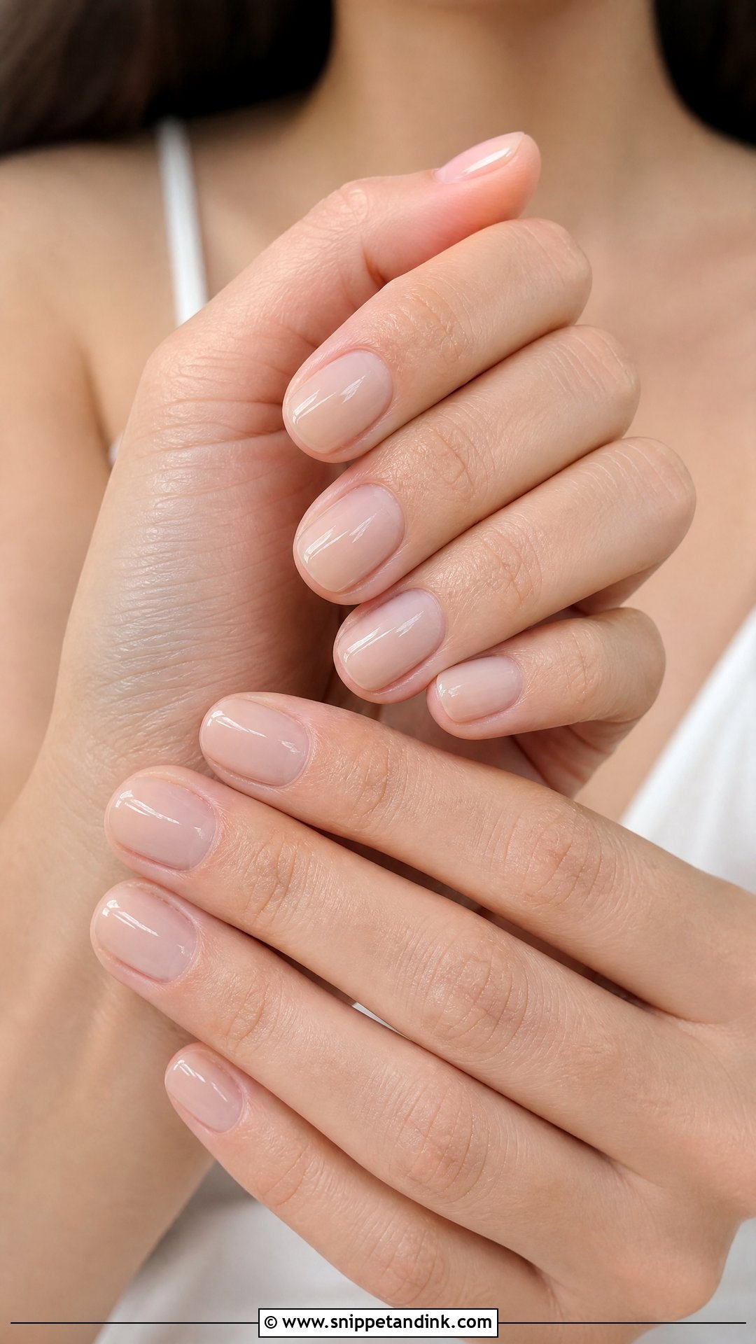 Sheer Nude Wedding Nails - Snippet and Ink - 25 Nude Wedding Nails