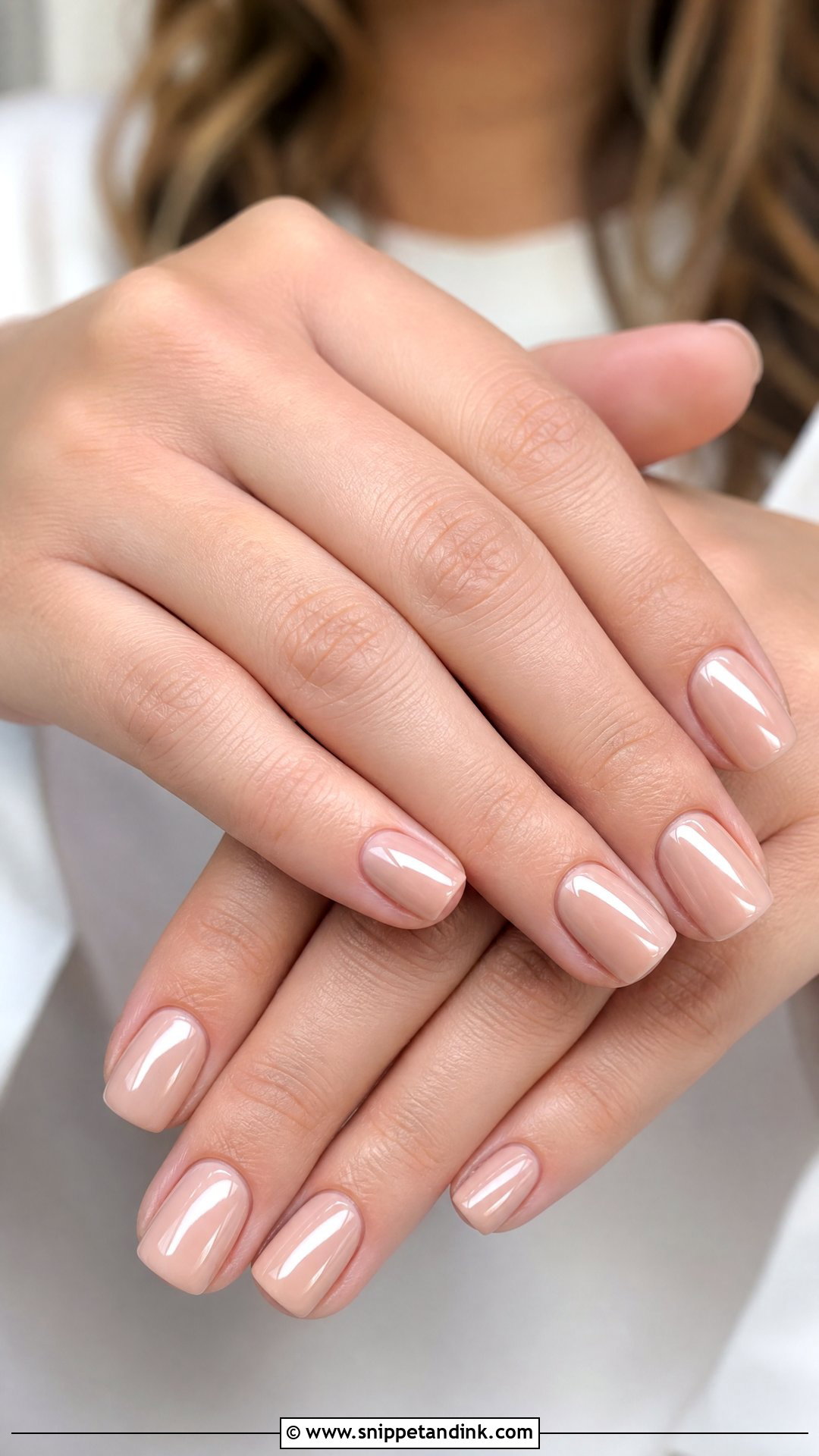 Sheer Nude Wedding Party Nails - Snippet and Ink - 25 Wedding Party Nails