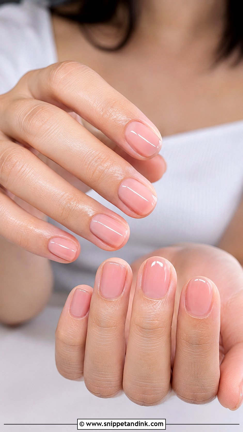 Sheer Pink Bridal Nails - Snippet and Ink - 20 Natural Wedding Nails for Bride