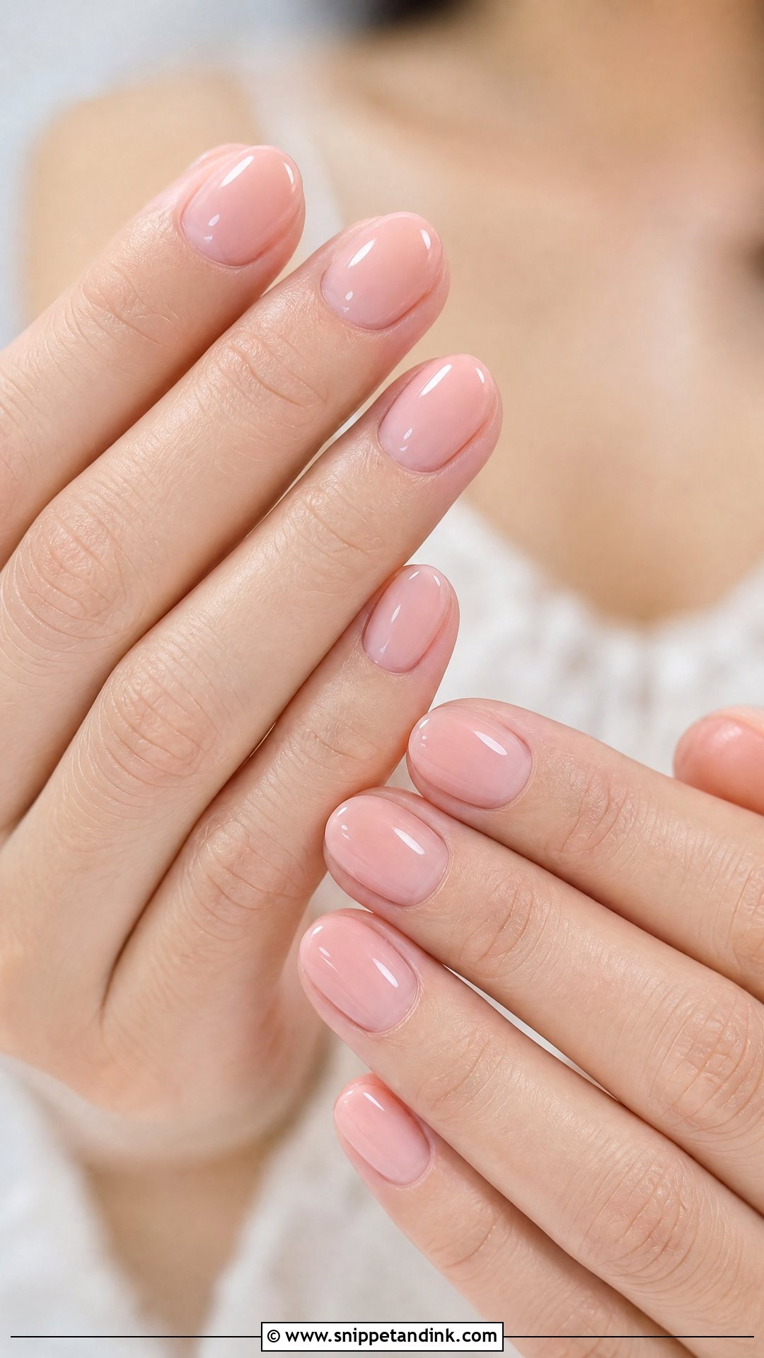 Sheer Pink Bridal Nails - Snippet and Ink - 25 Bridal Nail Ideas Brides