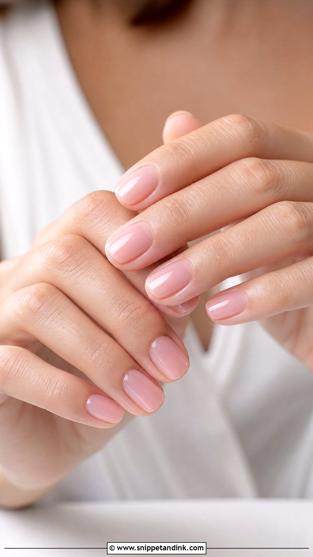 Sheer Pink Bridal Nails - Snippet and Ink - 25 Bridal Wedding Day Nails for Bride