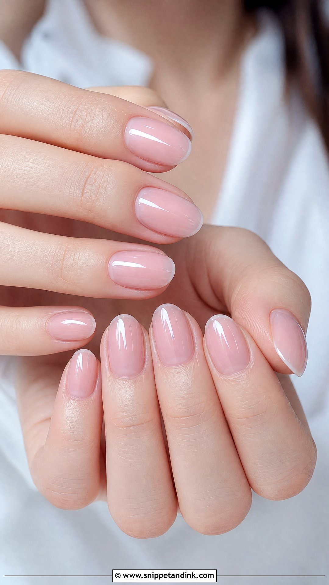 Sheer Pink Bridal Nails - Snippet and Ink - 25 Bridal Wedding Nails for Bride