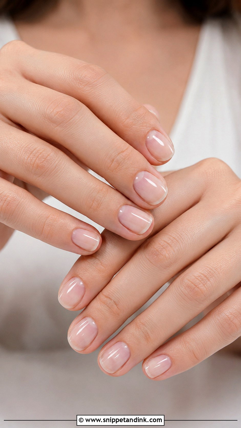 Sheer Pink Bridal Nails - Snippet and Ink - 30 Elegant Bridal Nails