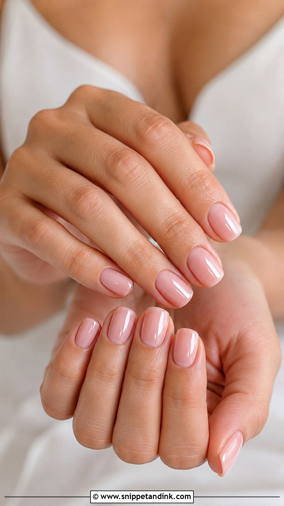 Sheer Pink Bridal Nails - Snippet and Ink - 20 Elegant Bridal Nail Designs Brides