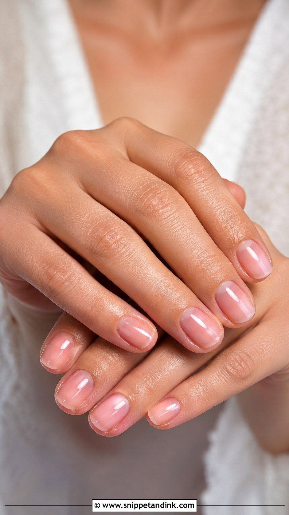 Sheer Pink Bridal Nails - Snippet and Ink - 20 Elegant Bridal Wedding Nails for Bride