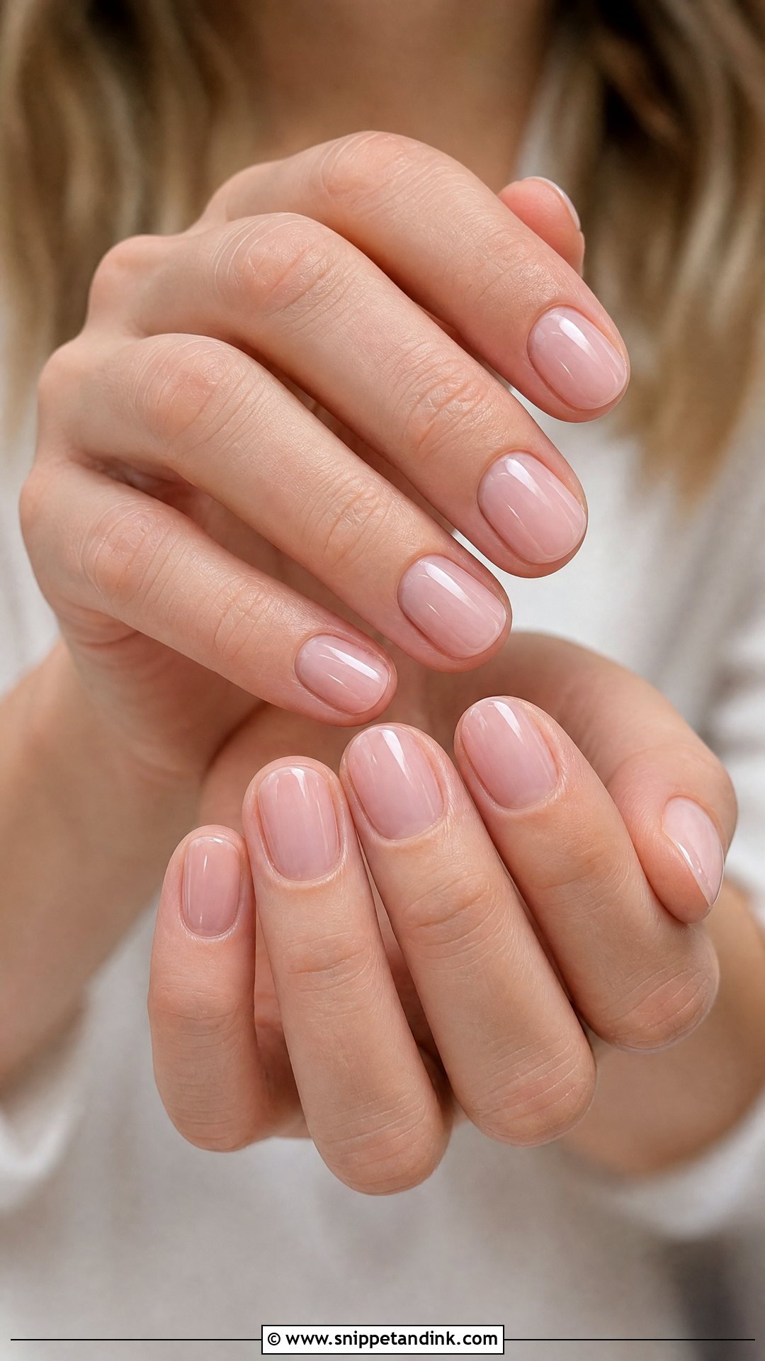 Sheer Pink Bridal Party Nails - Snippet and Ink - 25 Bridal Party Nails