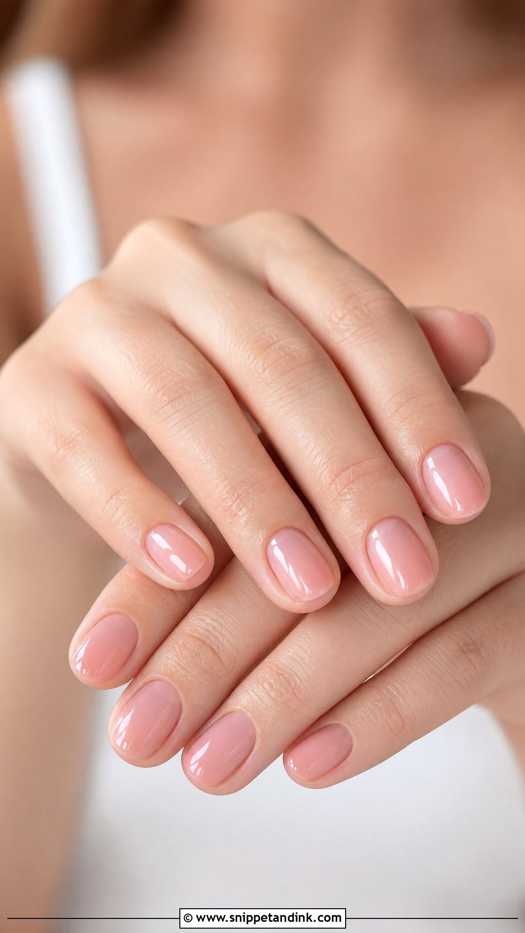 Sheer Pink Bride Nails - Snippet and Ink - 25 Brides Nails for Wedding