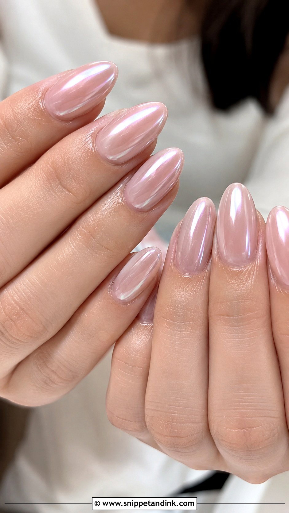 Sheer Pink Bride Nails - Snippet and Ink - 20 Bride Nail Art Ideas Wedding Day