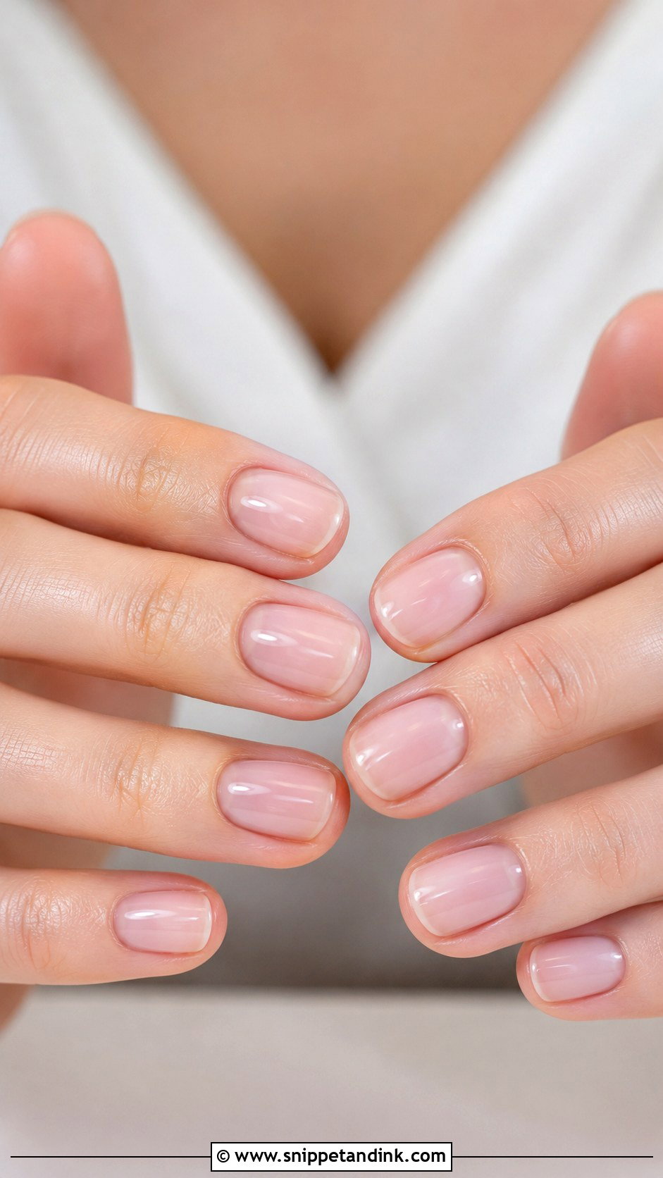 Sheer Pink Bride Wedding Nails - Snippet and Ink - 30 Bride's Nails Wedding