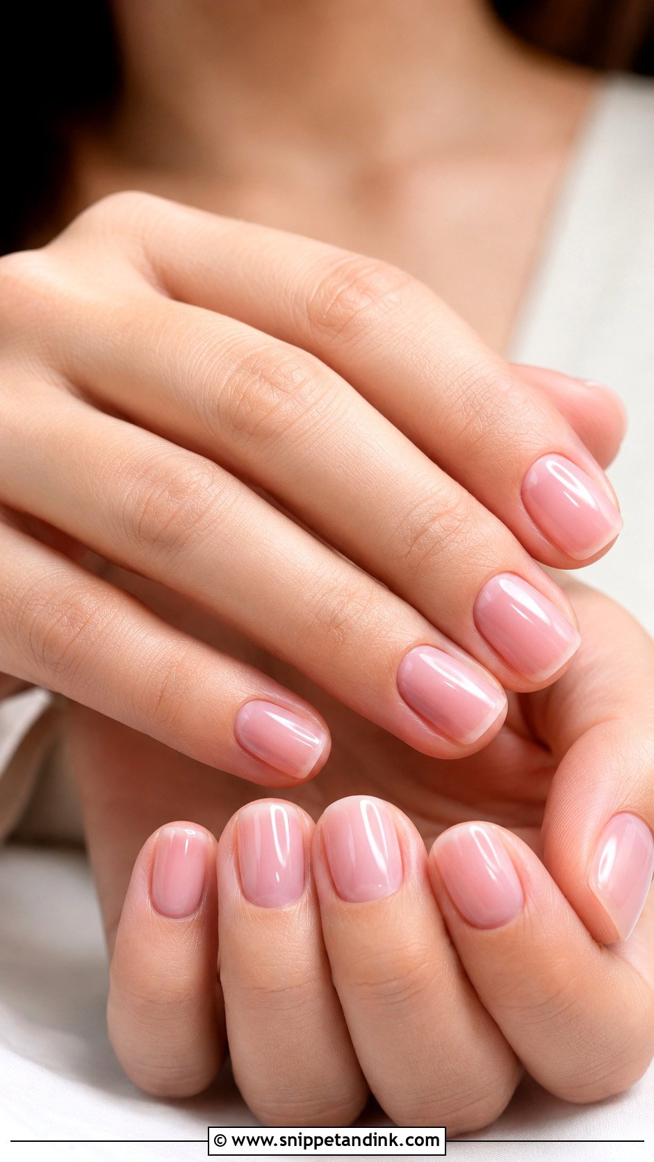 Sheer Pink Bridesmaid Nails - Snippet and Ink - 30 Bridesmaid Nail Ideas