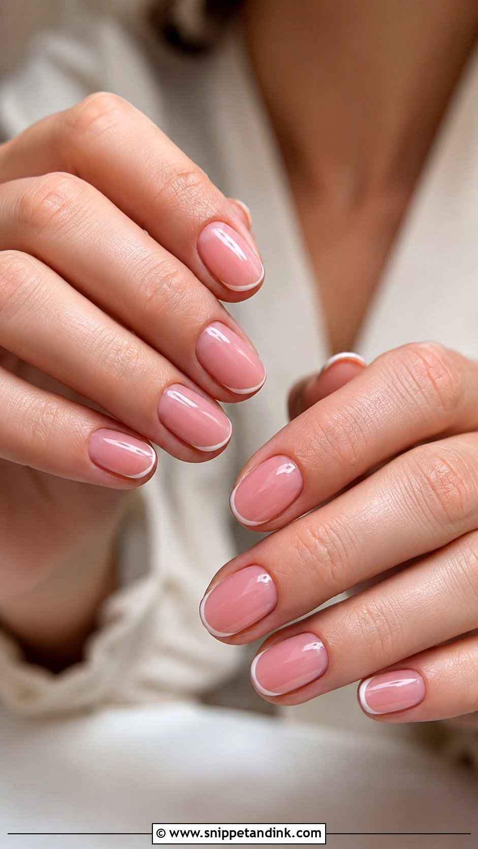 Sheer Pink Fall Wedding Nails - Snippet and Ink - 30 Fall Wedding Nails