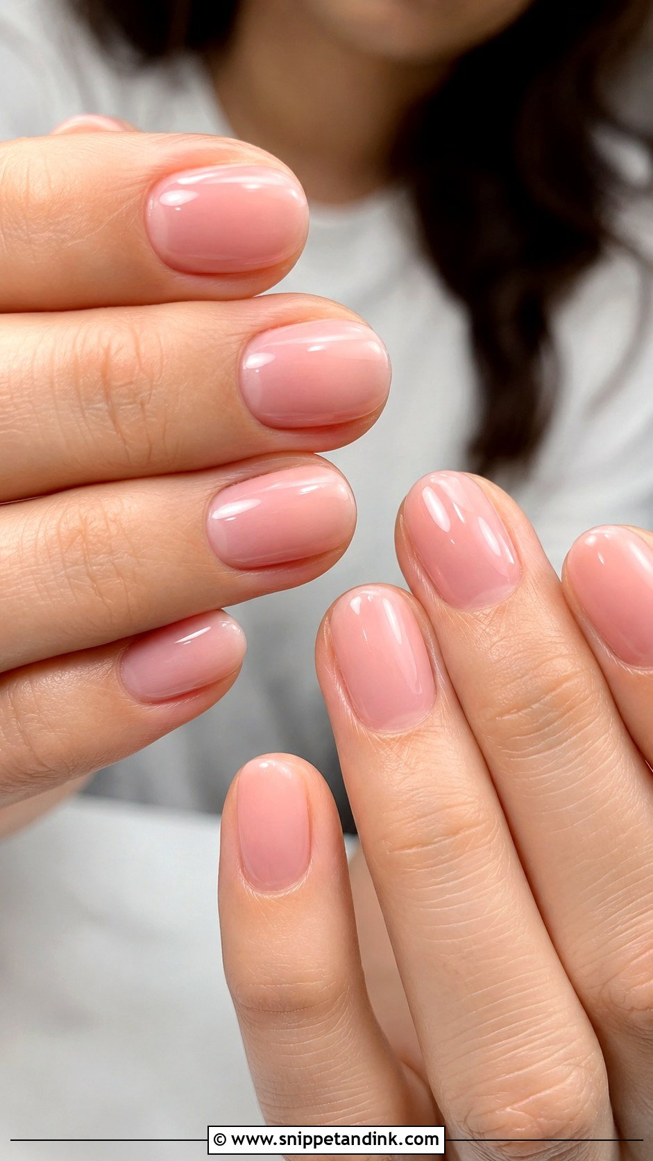 Sheer Pink Gel Wedding Nails - Snippet and Ink - 20 Gel Nails for Wedding