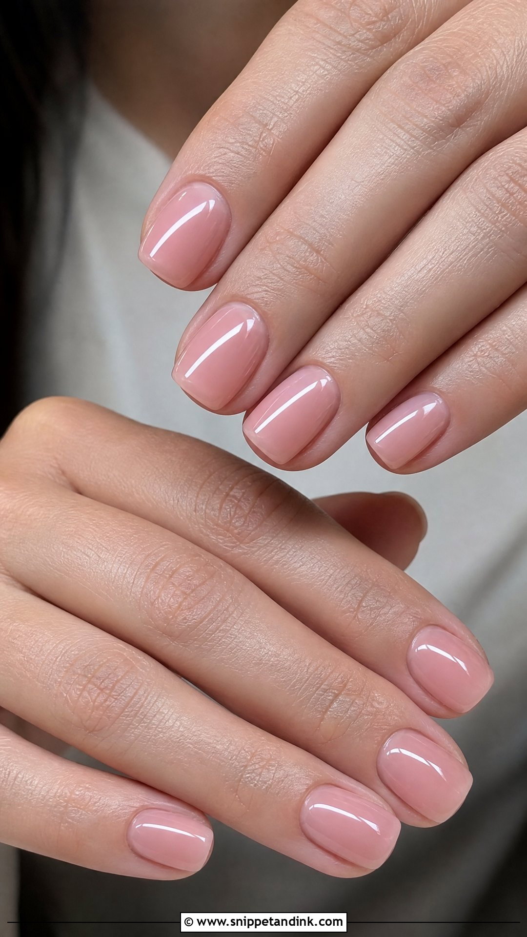 Sheer Pink Nails - Snippet and Ink - 20 Neutral Wedding Guest Nails