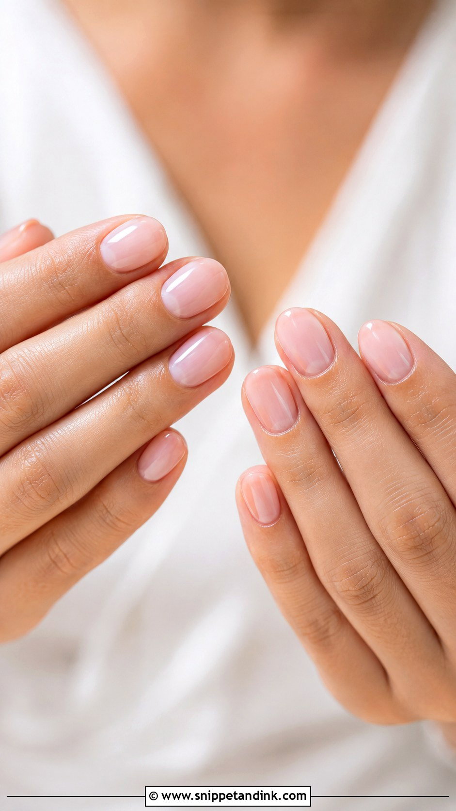 Sheer Pink Natural Nails for Wedding - Snippet and Ink - 20 Natural Nails for Wedding