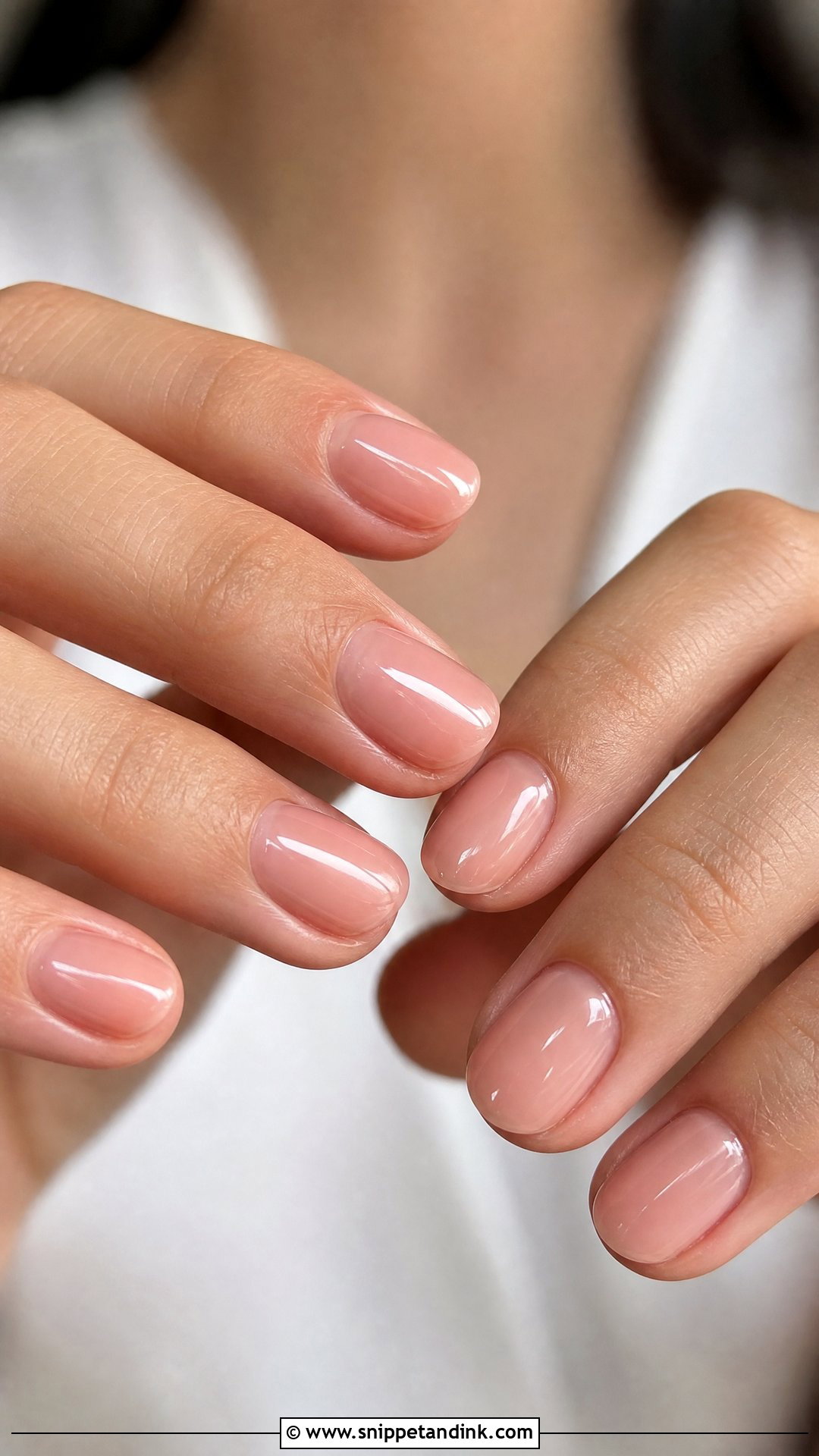 Sheer Pink Pre Wedding Nails - Snippet and Ink - 25 Pre Wedding Nails