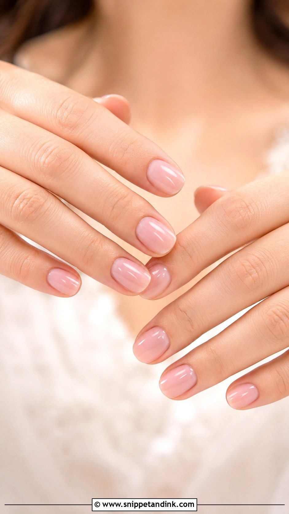 Sheer Pink Pre Wedding Shoot Nails - Snippet and Ink - 20 Nails for Pre Wedding Shoot