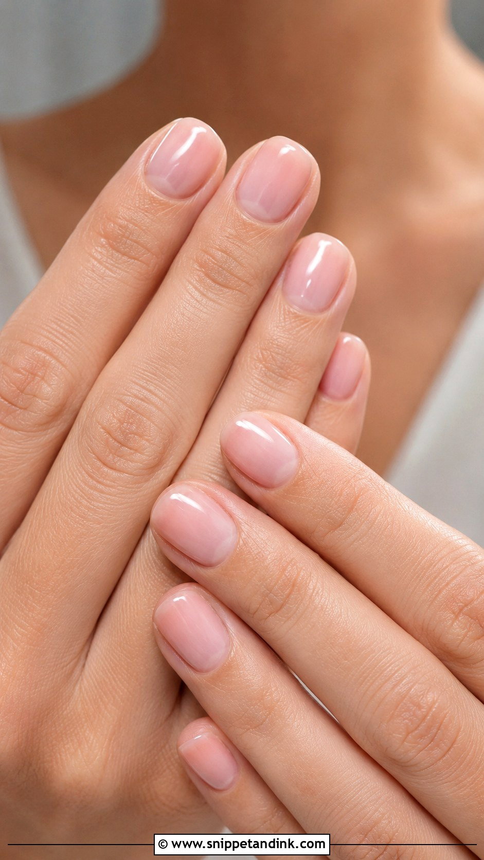 Sheer Pink Round Wedding Nails - Snippet and Ink - 20 Round Wedding Nails