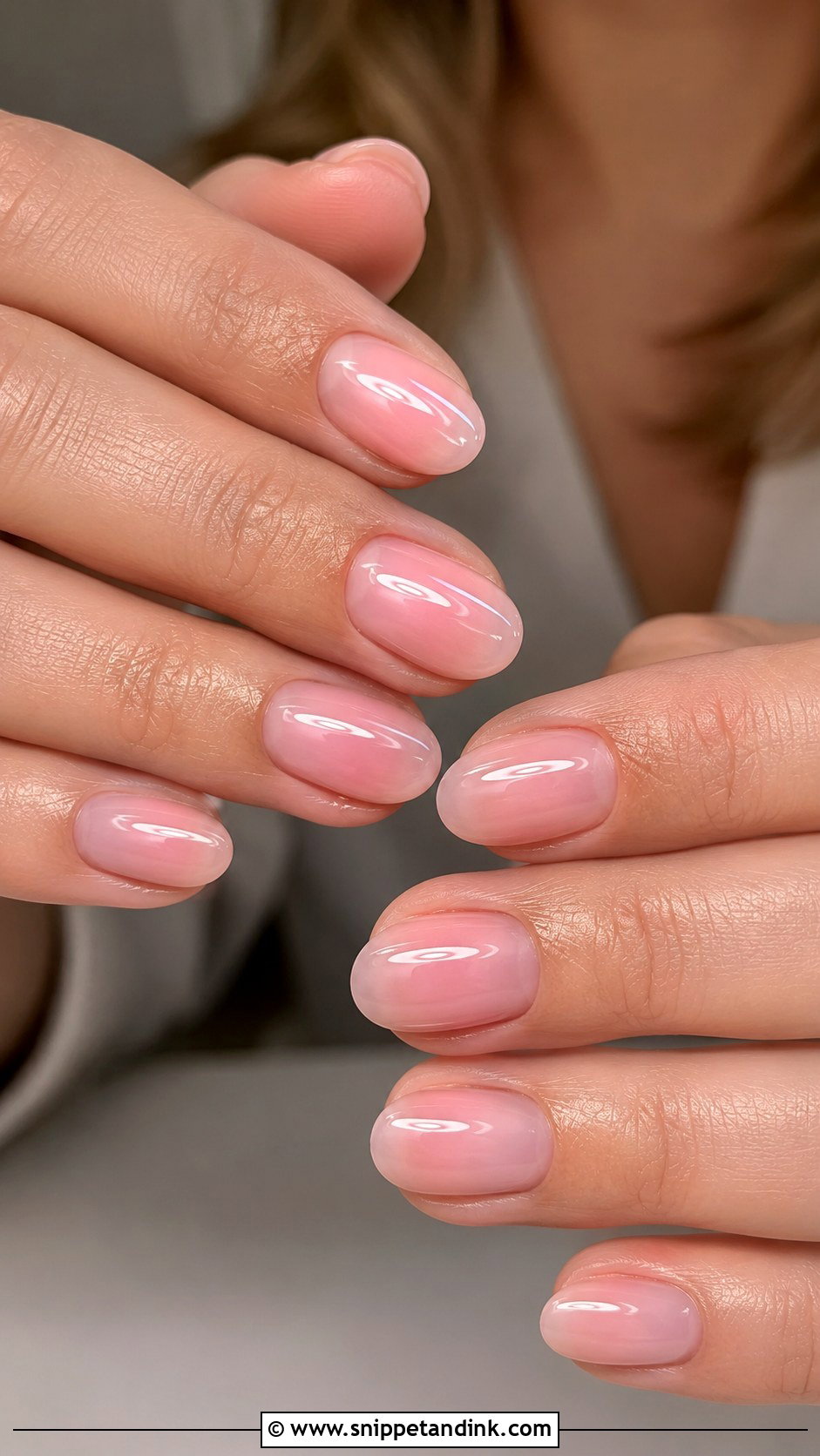 Sheer Pink Wedding Dip Nails - Snippet and Ink - 20 Wedding Dip Nails for Bride