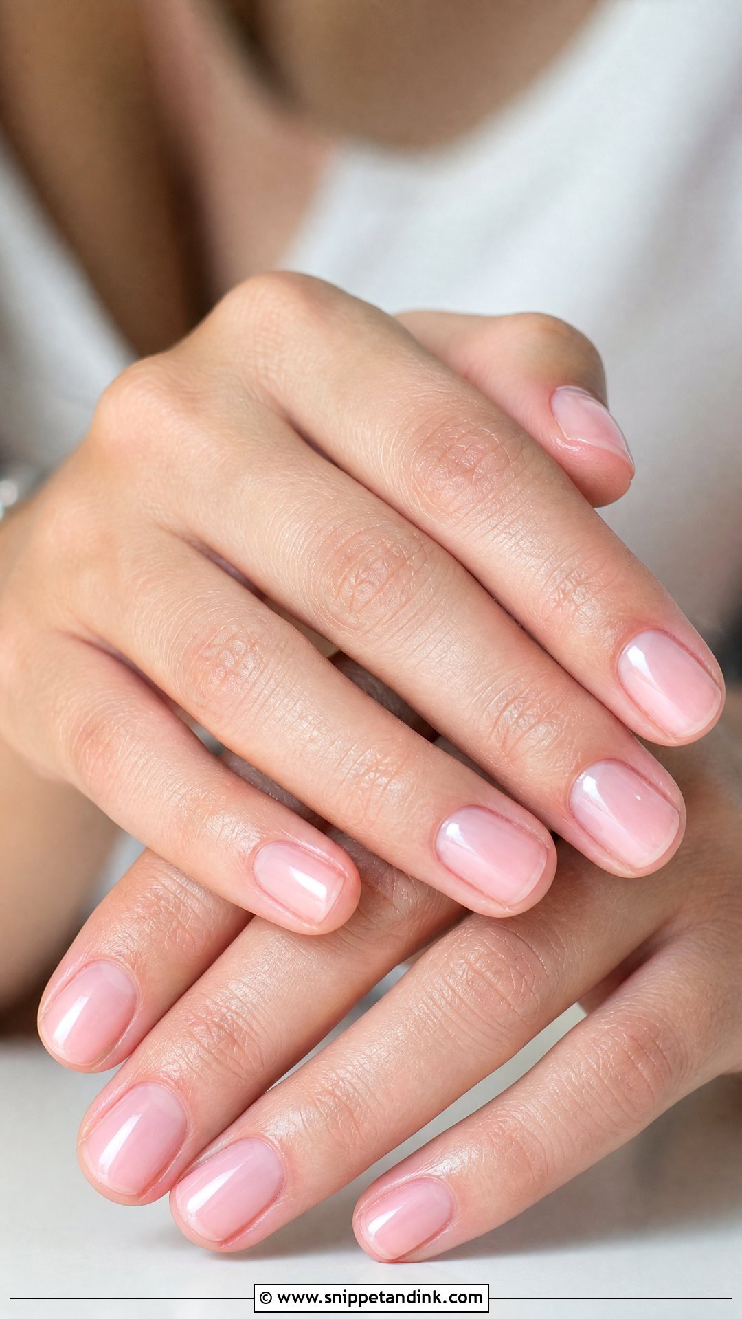 Sheer Pink Wedding Guest Nails - Snippet and Ink - 25 Wedding Guest Nail Ideas