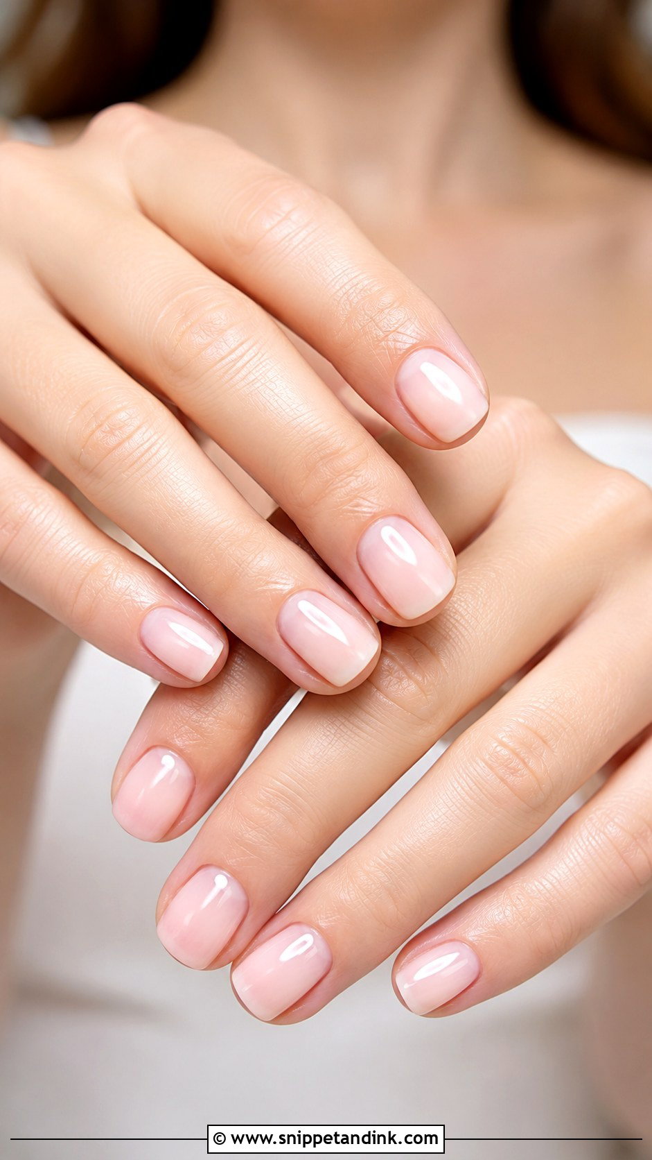 Sheer Pink Wedding Nails - Snippet and Ink - 20 Classic Wedding Nails for Bride