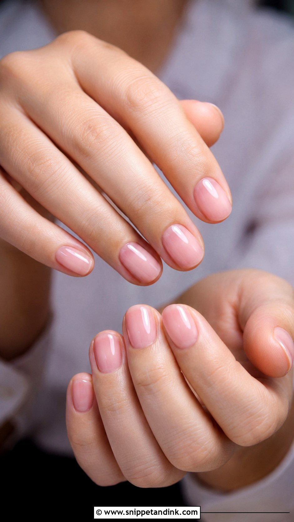 Sheer Pink Wedding Nails - Snippet and Ink - 20 Nails Ideas for Wedding