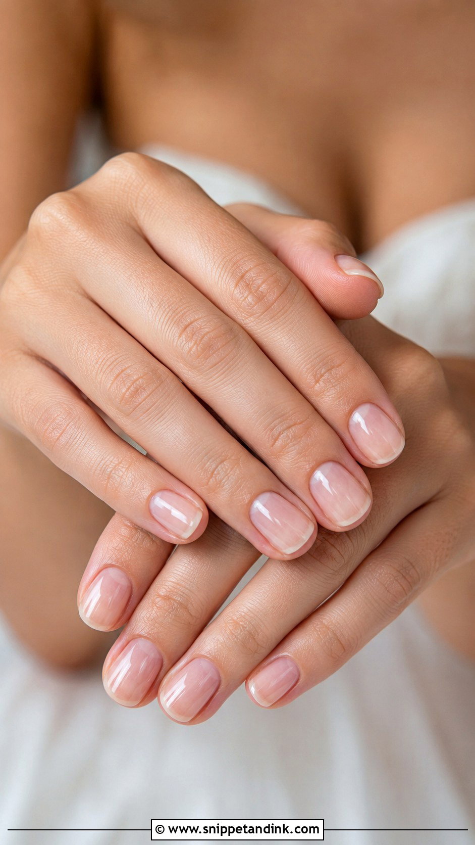 Sheer Pink Wedding Nails - Snippet and Ink - 20 Plain Wedding Nails