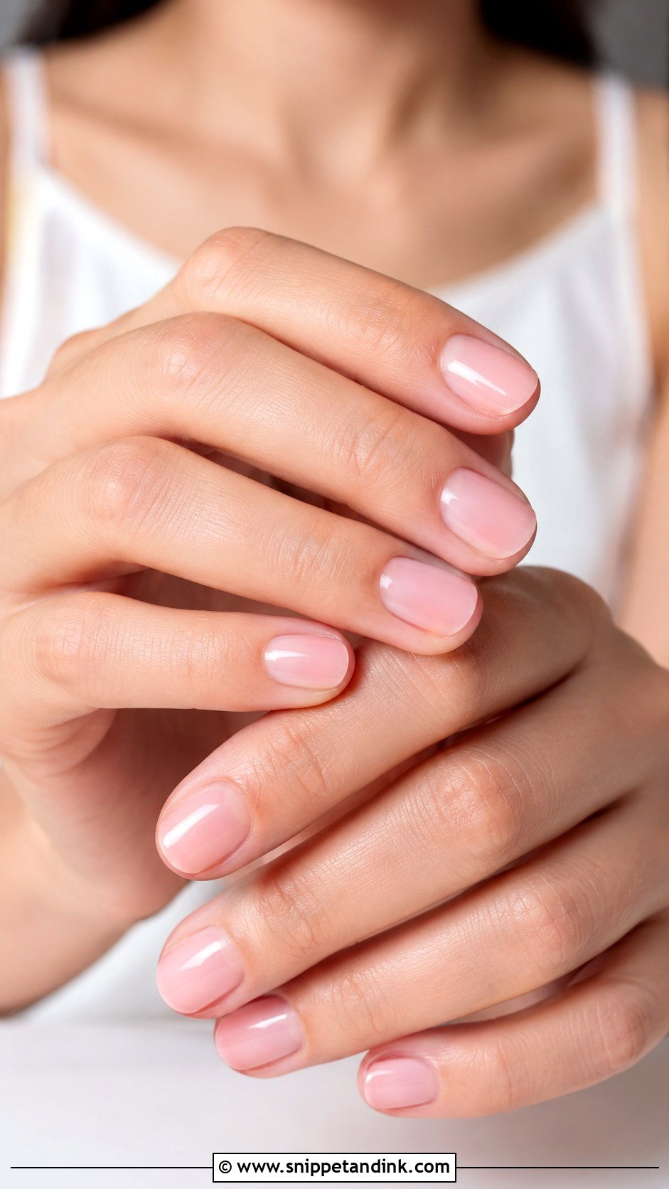 Sheer Pink Wedding Nails - Snippet and Ink - 20 Simple Wedding Day Nails for Bride