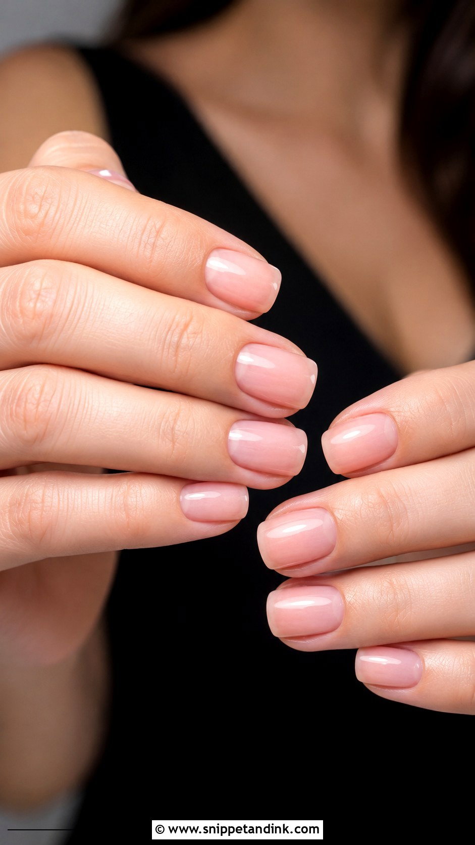 Sheer Pink Wedding Nails - Snippet and Ink - 20 Simple Wedding Nails Brides