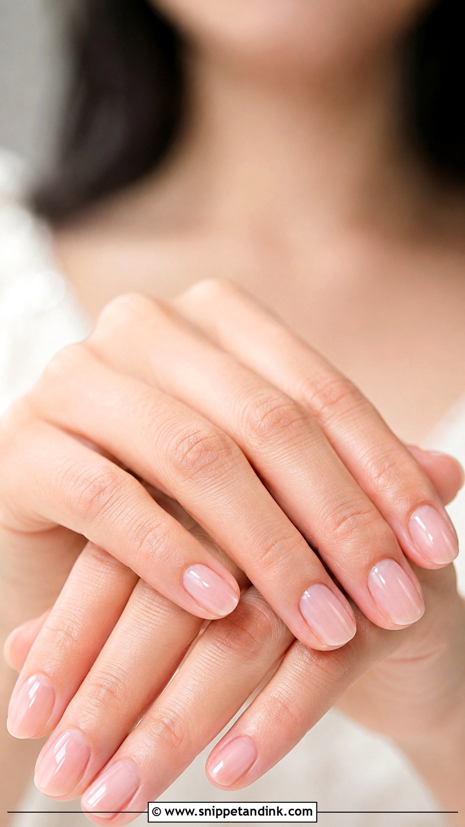 Sheer Pink Wedding Nails - Snippet and Ink - 20 Subtle Wedding Nails