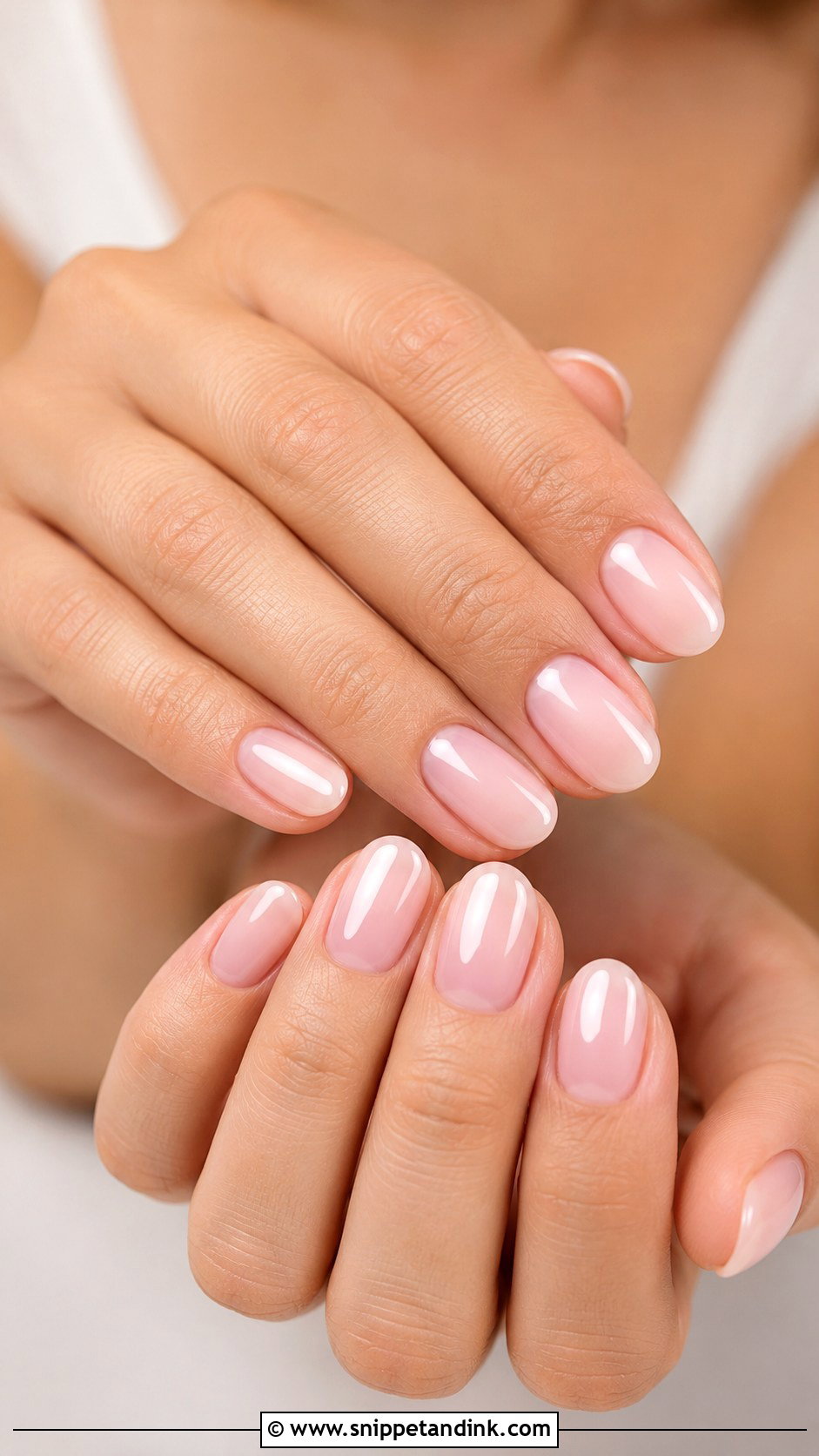 Sheer Pink Wedding Nails - Snippet and Ink - 20 Wedding Nails 2025 Trends