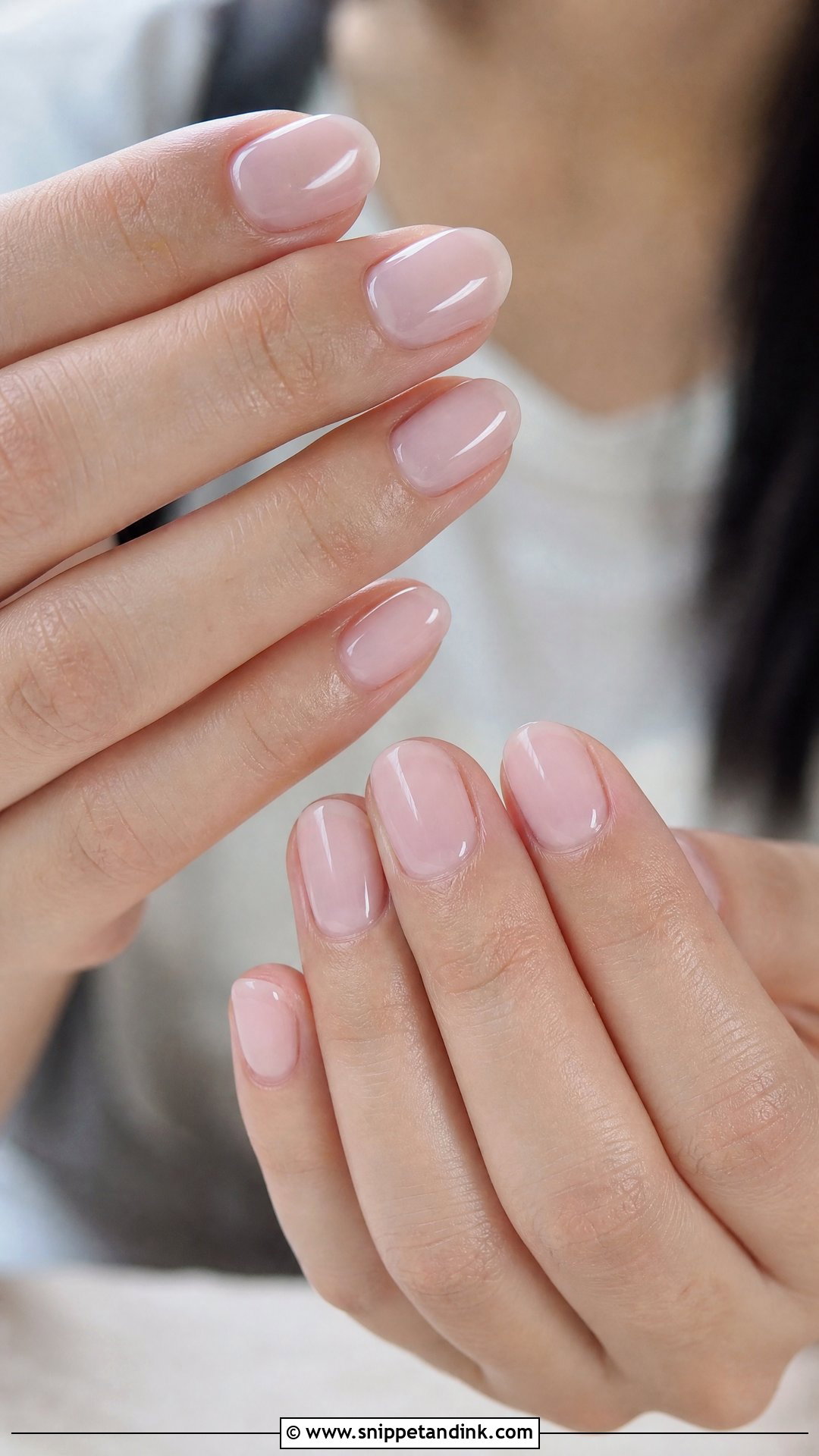 Sheer Pink Wedding Nails - Snippet and Ink - 25 Best Wedding Nails
