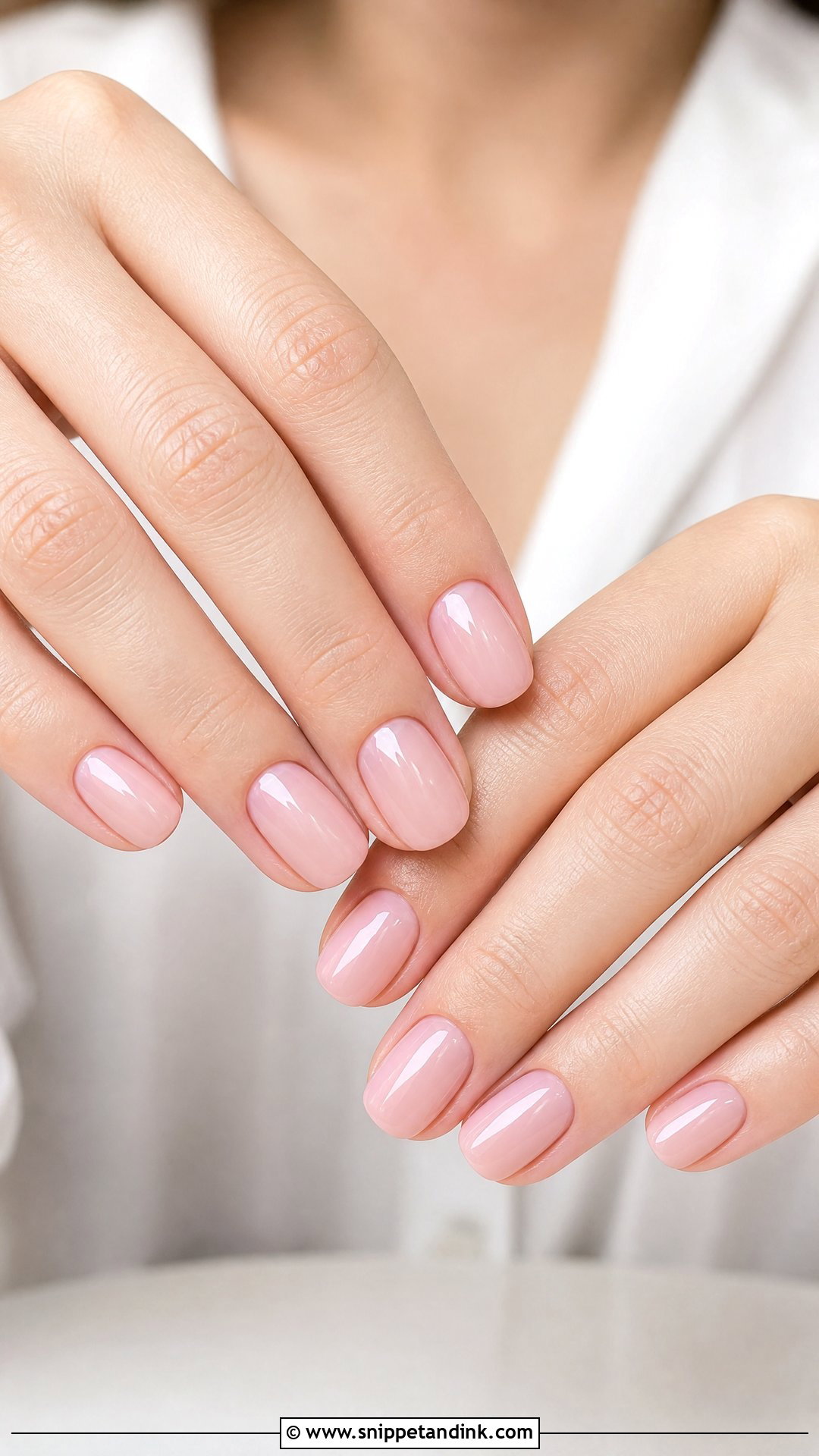 Sheer Pink Wedding Nails - Snippet and Ink - 25 Wedding Nail Ideas for the Bride