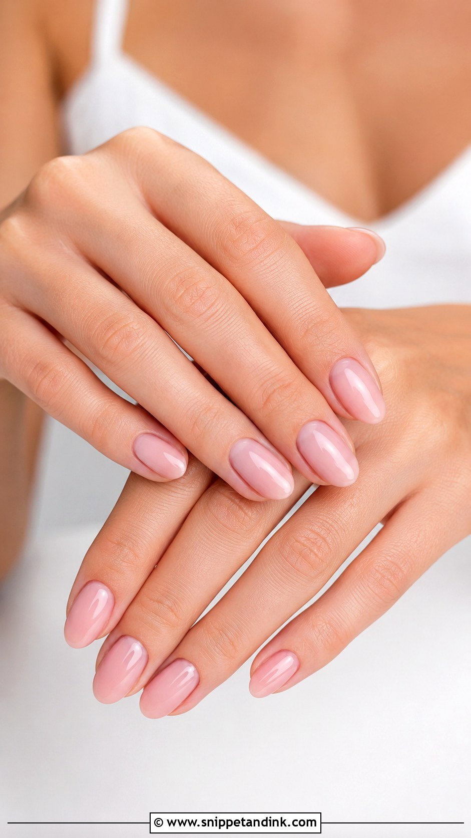Sheer Pink Wedding Nails - Snippet and Ink - 30 Pink Wedding Nails