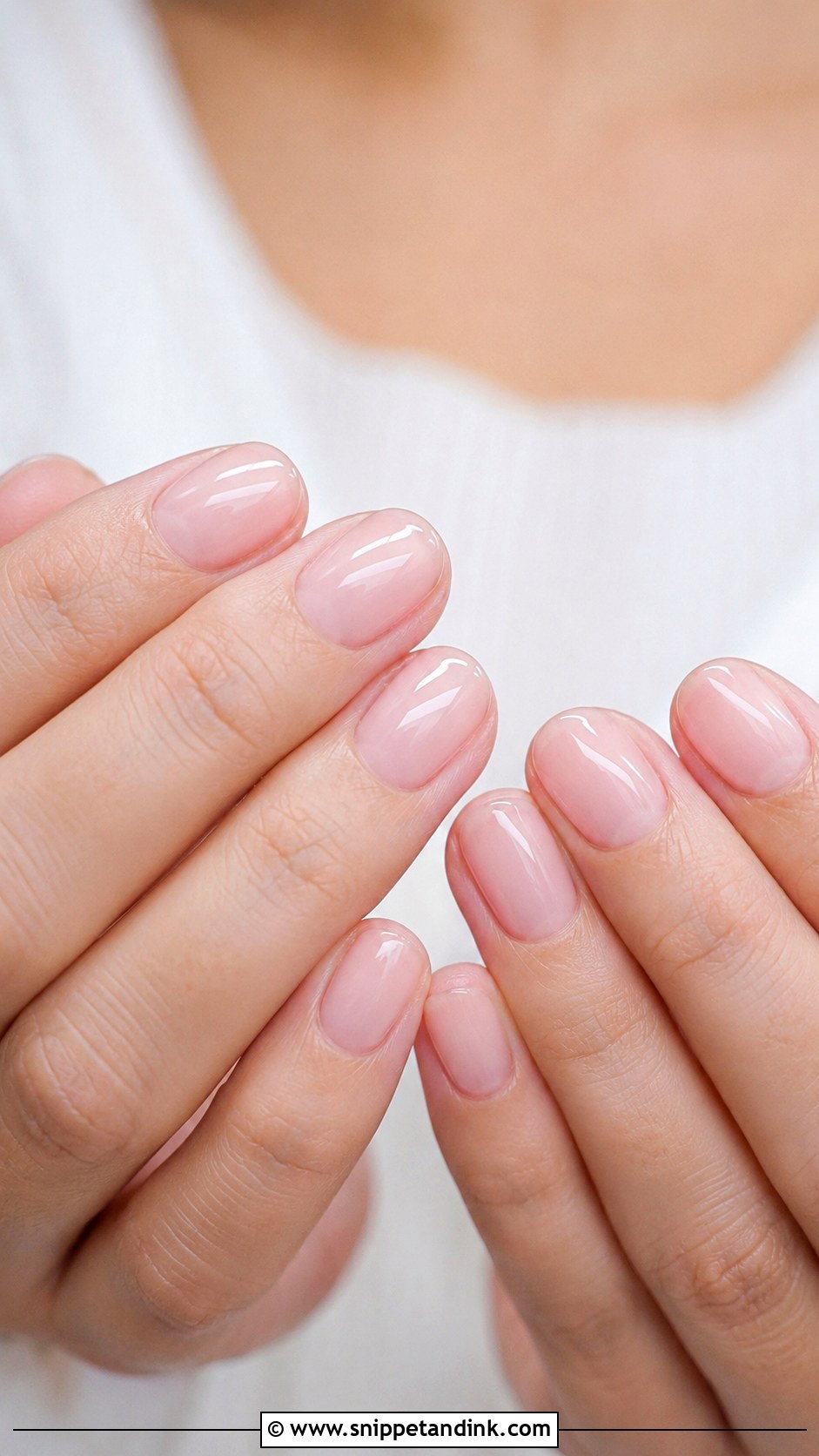 Sheer Pink Wedding Nails - Snippet and Ink - 30 Simple Wedding Nails for Bride