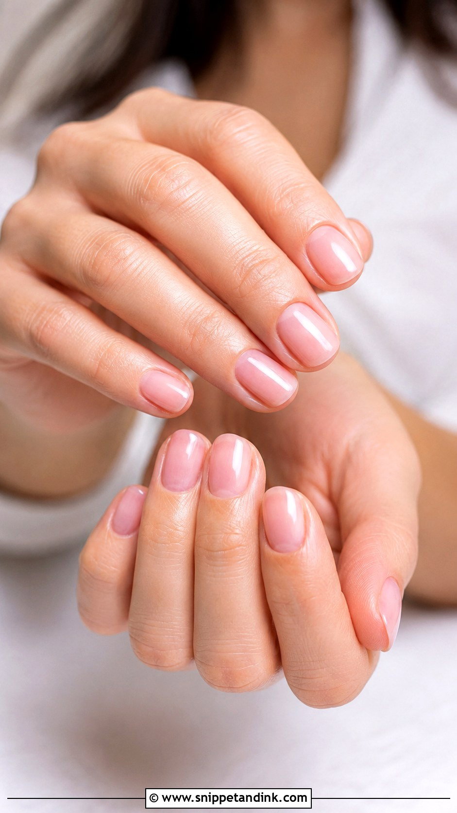 Sheer Pink Wedding Nails - Snippet and Ink - 30 Wedding Nail Inspo for Bride Ideas