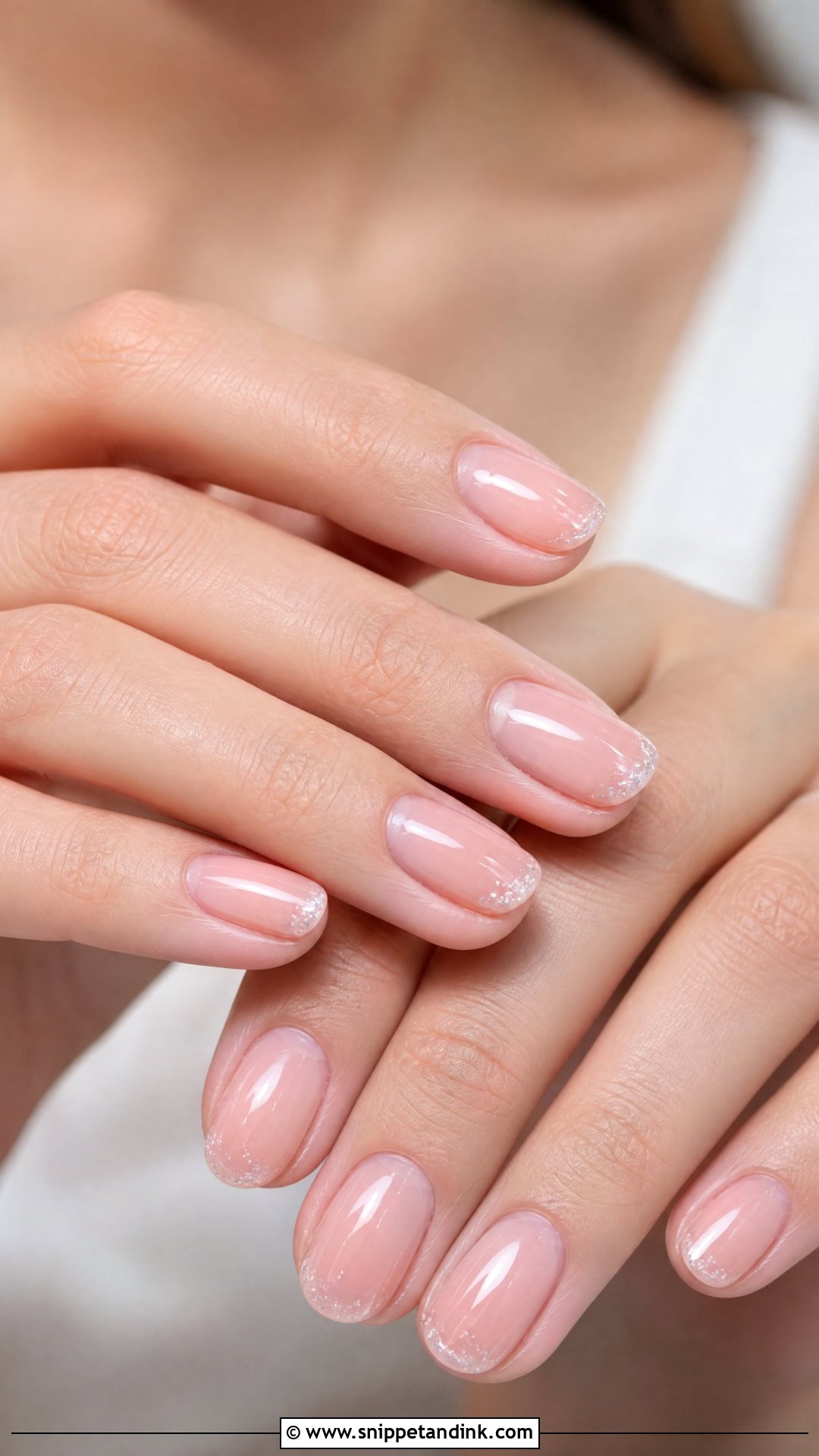 Sheer Pink Wedding Nails - Snippet and Ink - 35 Wedding Nails for Bride