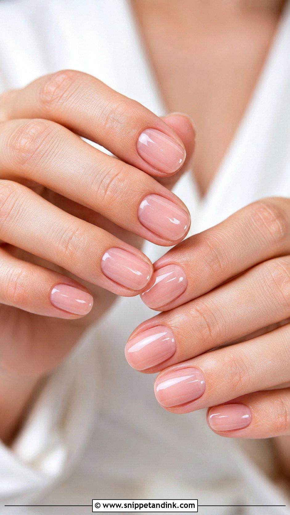 Sheer Pink Wedding Nails - Snippet and Ink - 20 Basic Wedding Nails