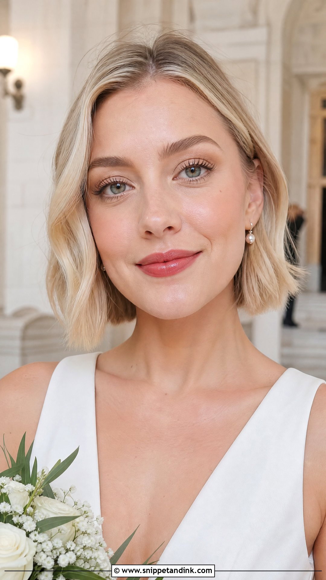 Sheer Red Bridal Lip Combo With Minimal Makeup - Snippet and Ink - 25 Bridal Lip Combo Ideas