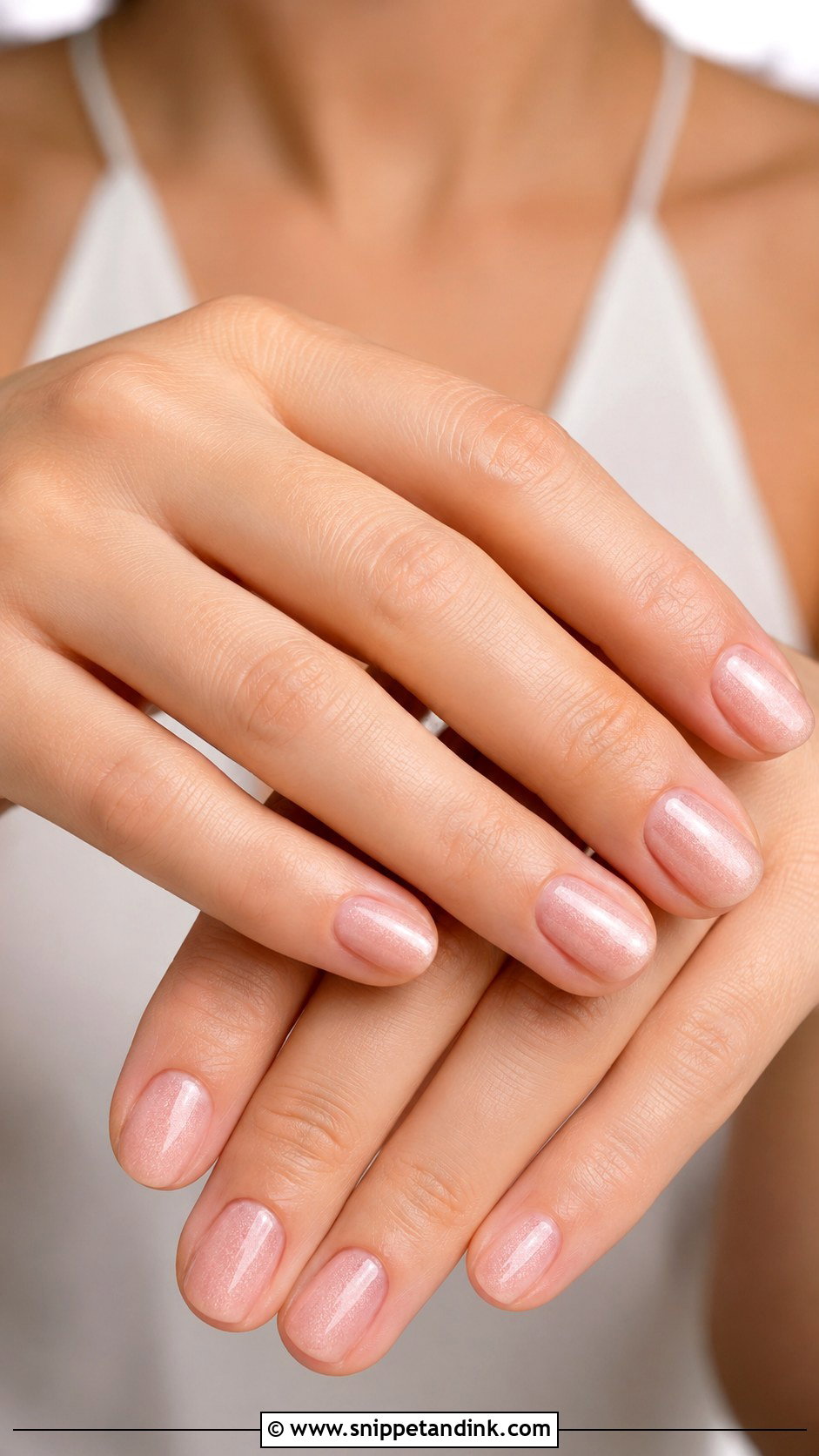 Sheer Shimmer Marriage Nails - Snippet and Ink - 30 Marriage Nails