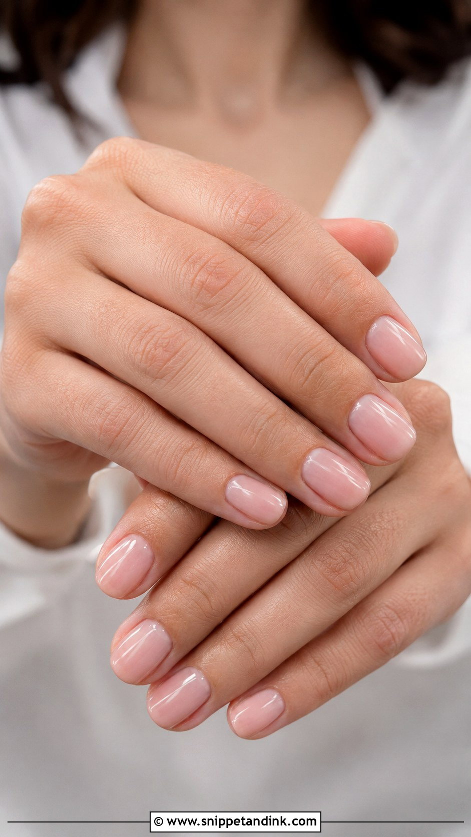 Sheer Wedding Guest Nails - Snippet and Ink - 20 Simple Nails for Wedding Guest
