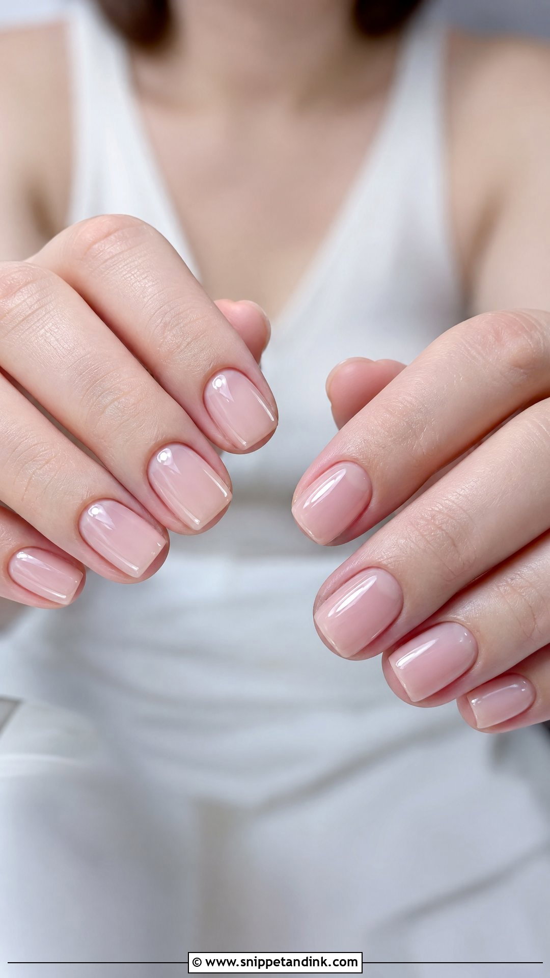 Sheer Wedding Nails - Snippet and Ink - 35 Wedding Nails Design