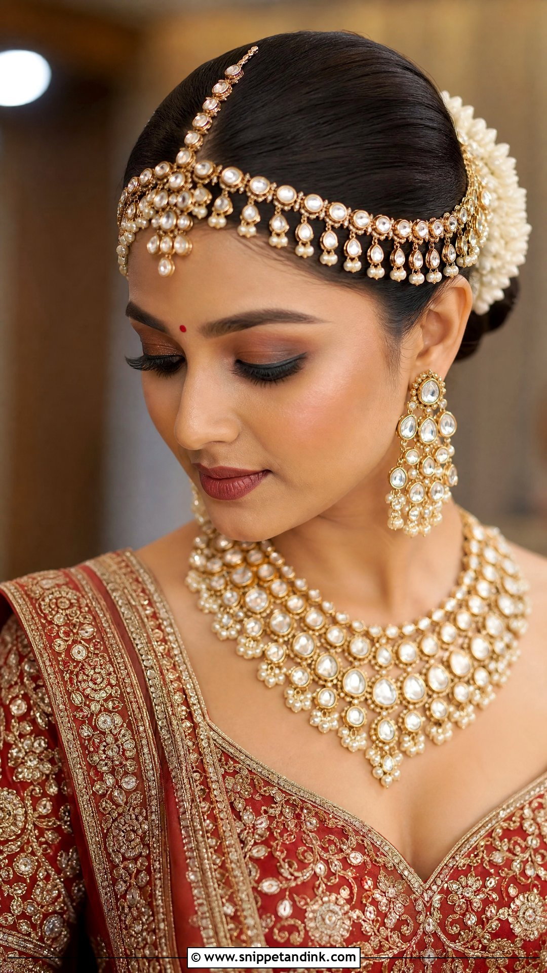 Sheesh Phool Bridal Hairstyle - Snippet and Ink - 15 Hair Accessories for Women Indian Wedding Ideas