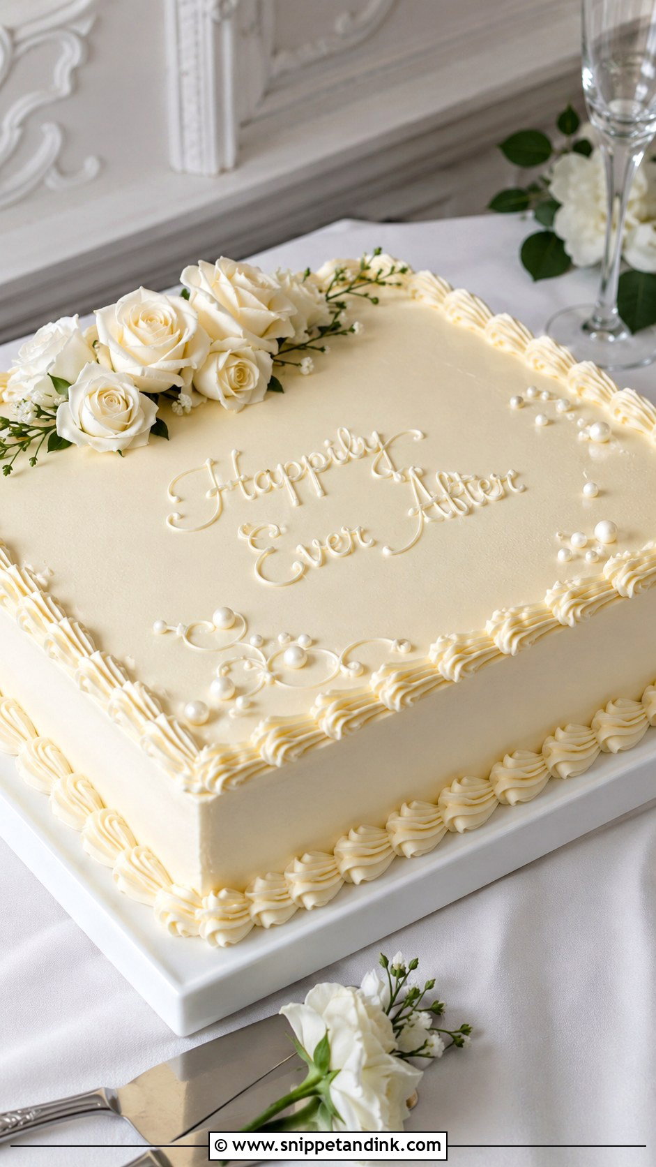 Sheet Cake Wedding Cake - Snippet and Ink - 25 Wedding Cake Business