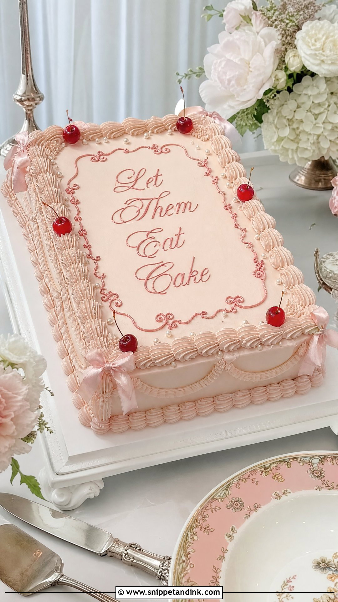 Sheet Wedding Cake - Snippet and Ink - 20 Let Them Eat Cake Aesthetic Ideas for Wedding